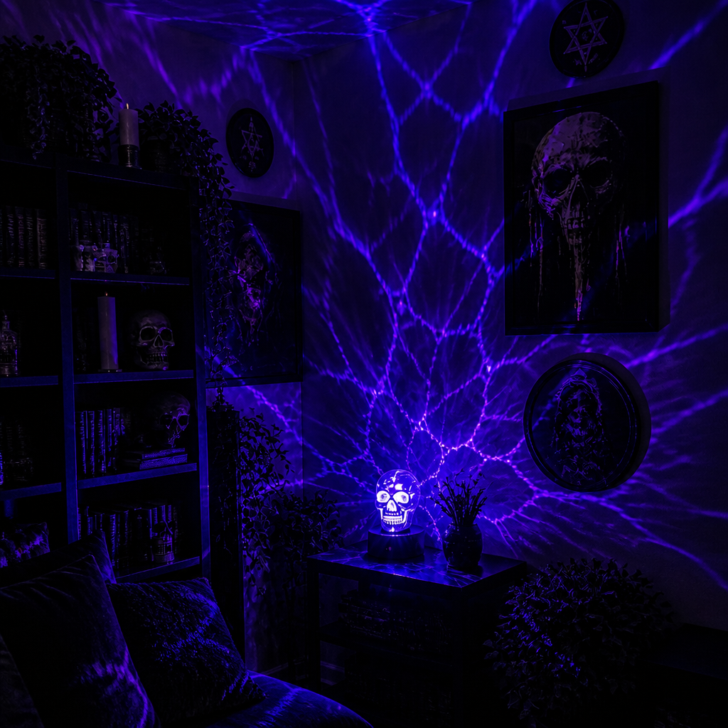 GlowSkull — Gothic LED Atmosphere Lamp