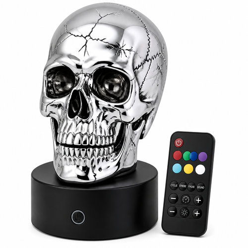 GlowSkull — Gothic LED Atmosphere Lamp