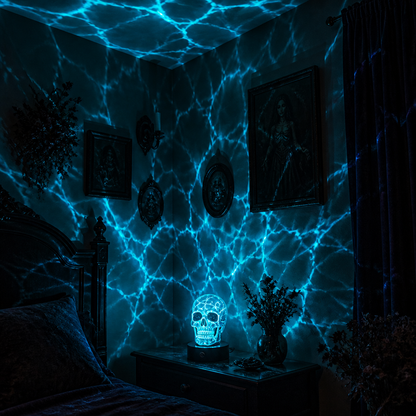 GlowSkull — Gothic LED Atmosphere Lamp
