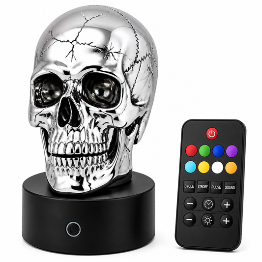 GlowSkull — Gothic LED Atmosphere Lamp